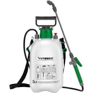 VIVOSUN 1.3 Gallon Pump Pressure Sprayer, 5L Water Spray Bottle